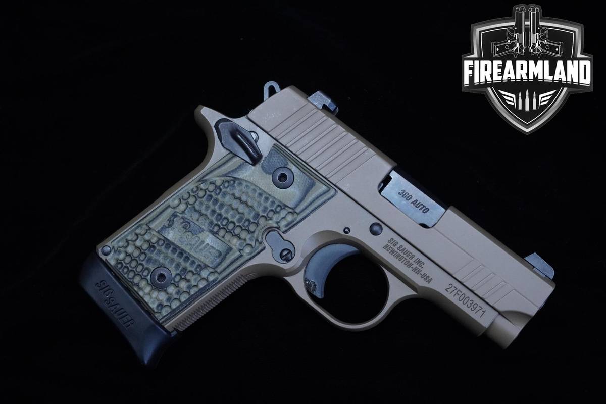Sig Sauer P238 Scorpion 380 ACP 2.7" FDE PVD Sig-Sauer P238 P-238 ORIG CASE