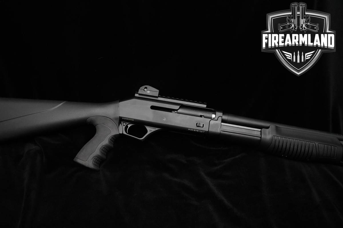 LIKE-NEW SDS Imports DUO-SYS Force BLACKED OUT Tactical 12-Gauge Shotgun