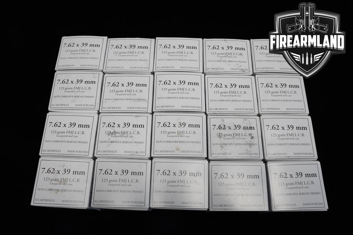 7.62x39 Ammo 762x39 Ammo 400 ROUNDS