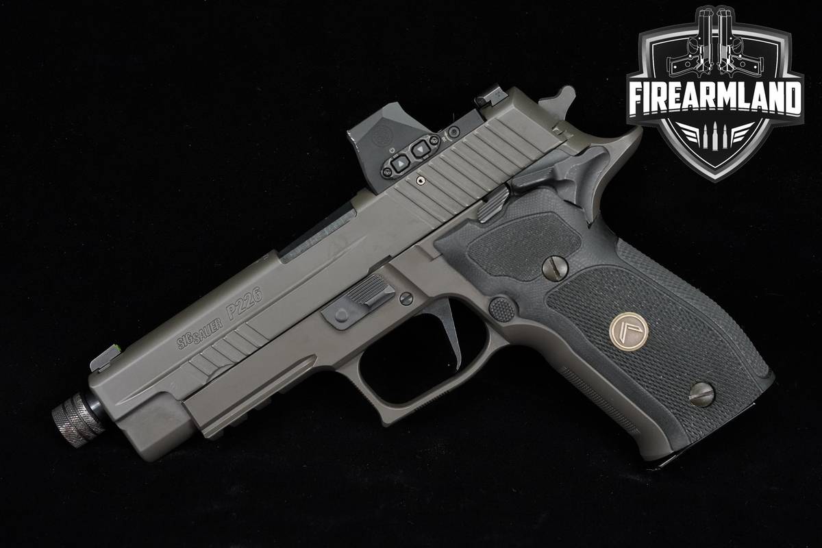 Sig Sauer P226 Legion SAO R2 9mm 5" P-226 +5 MAGS, ORIG CASE & OPTIC