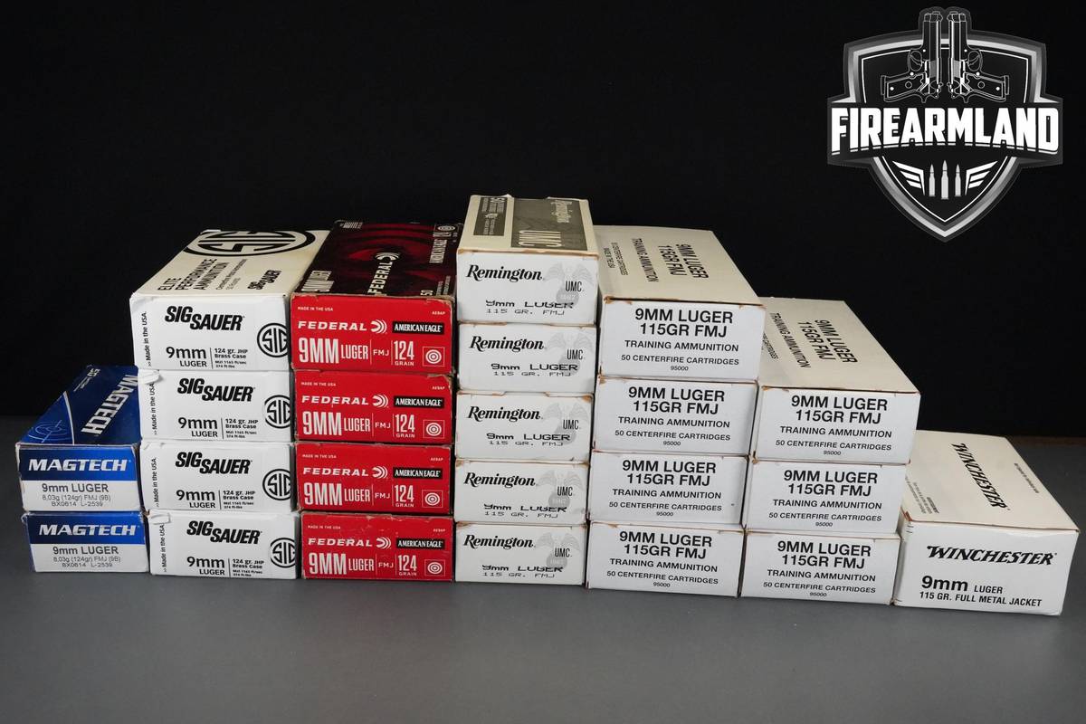 9MM Ammo 9-MM Ammunition 1200 ROUNDS