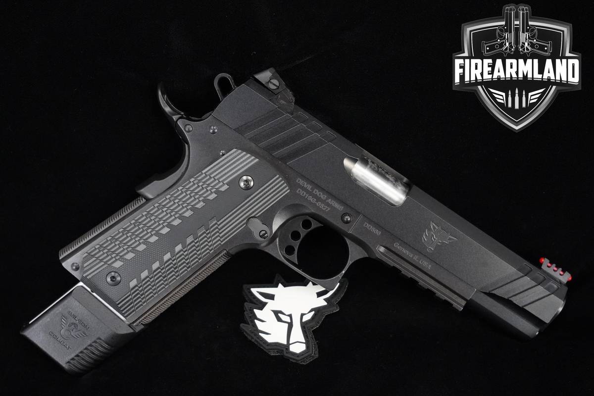 Devil Dog Arms DD500 45 ACP Devil-Dog Arms-DD500 1911-A1 +5 MAGS, ORIG CASE