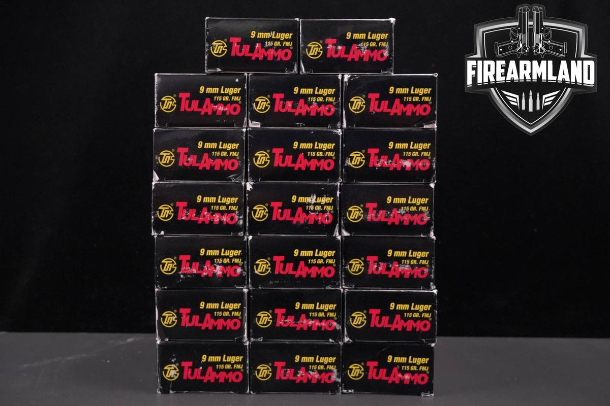 1000 ROUNDS! 9mm Ammo 9 Ammunition