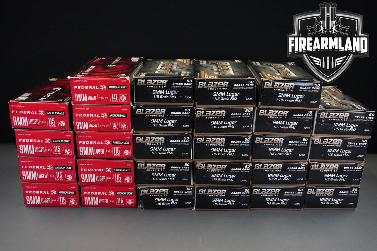 1400 ROUNDS! 9mm Ammo 9 Ammunition