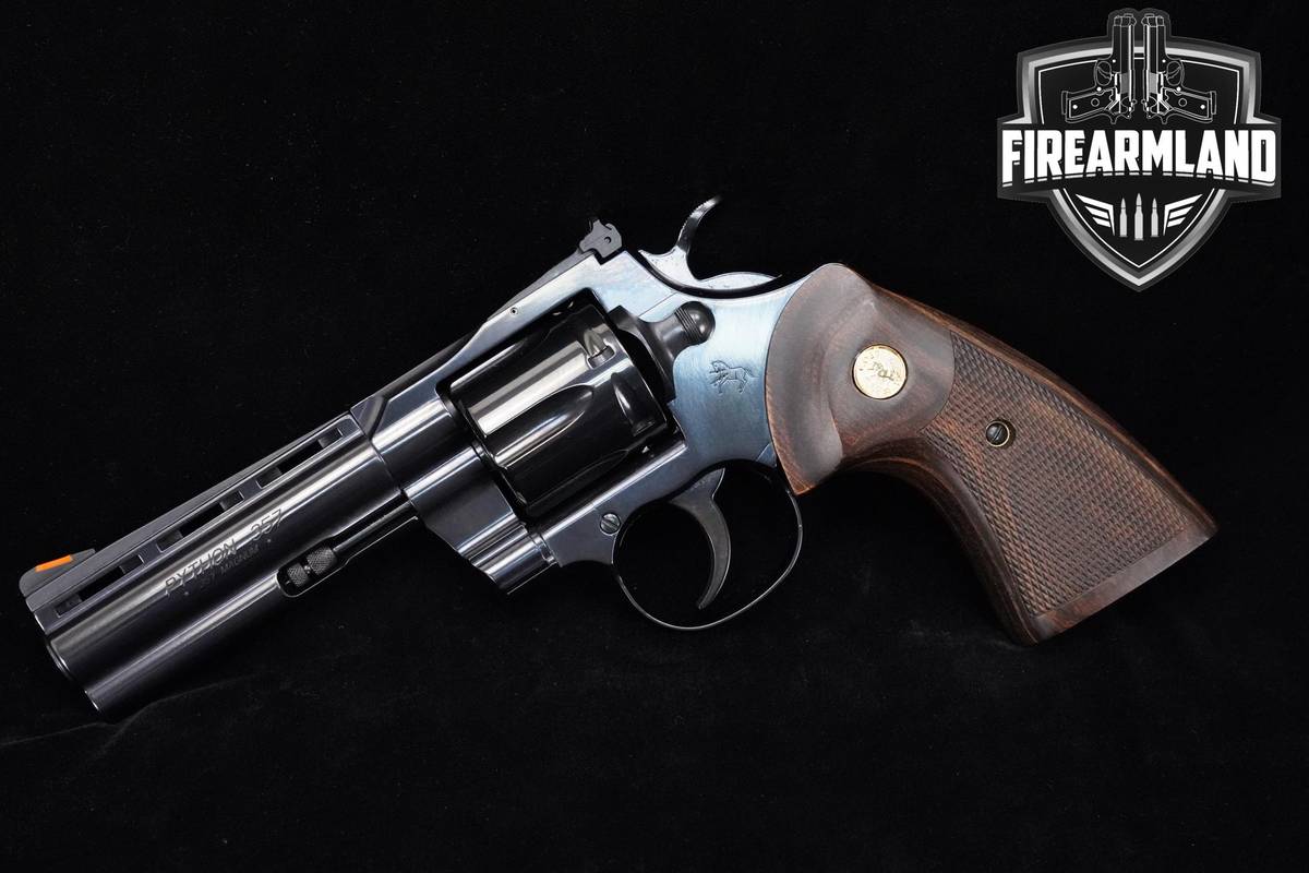 BLUED Colt Python 2nd-Gen 357-Magnum 4.25" Colt-Python Gen-2 +ORIG CASE