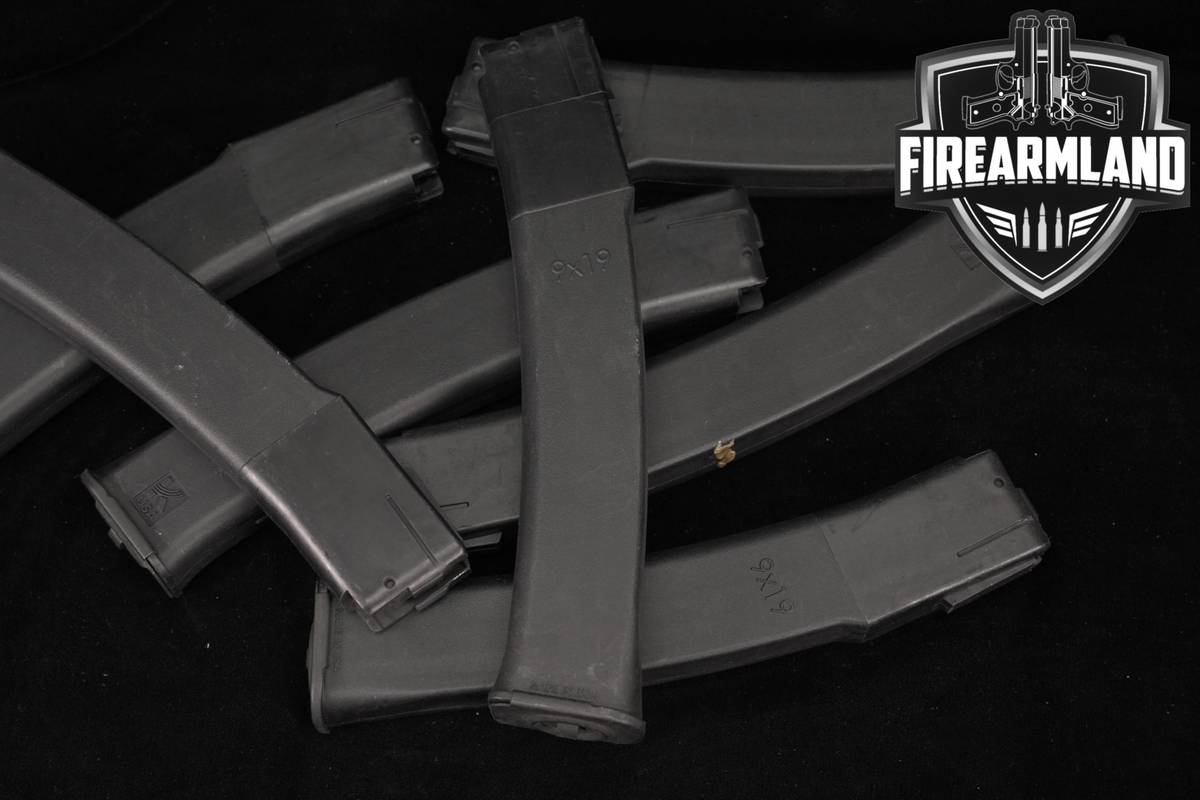 SEVEN (7) Kalashnikov KR9 AK9 30 Round Magazines 9mm Luger KR-9 AK Mags