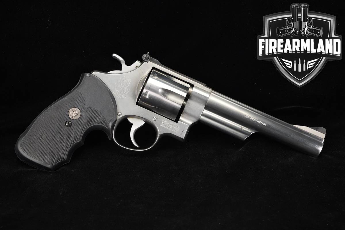 Smith & Wesson Model 657 No Dash S&W 41 Rem Magnum 6" Satin Stainless DA/SA