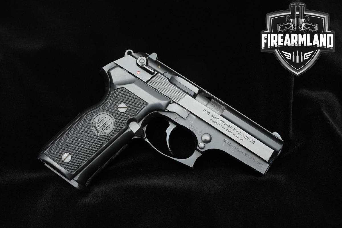 VINTAGE 1995 Beretta Cougar 8000 F 9mm 3.6" Black Bruniton Beretta 