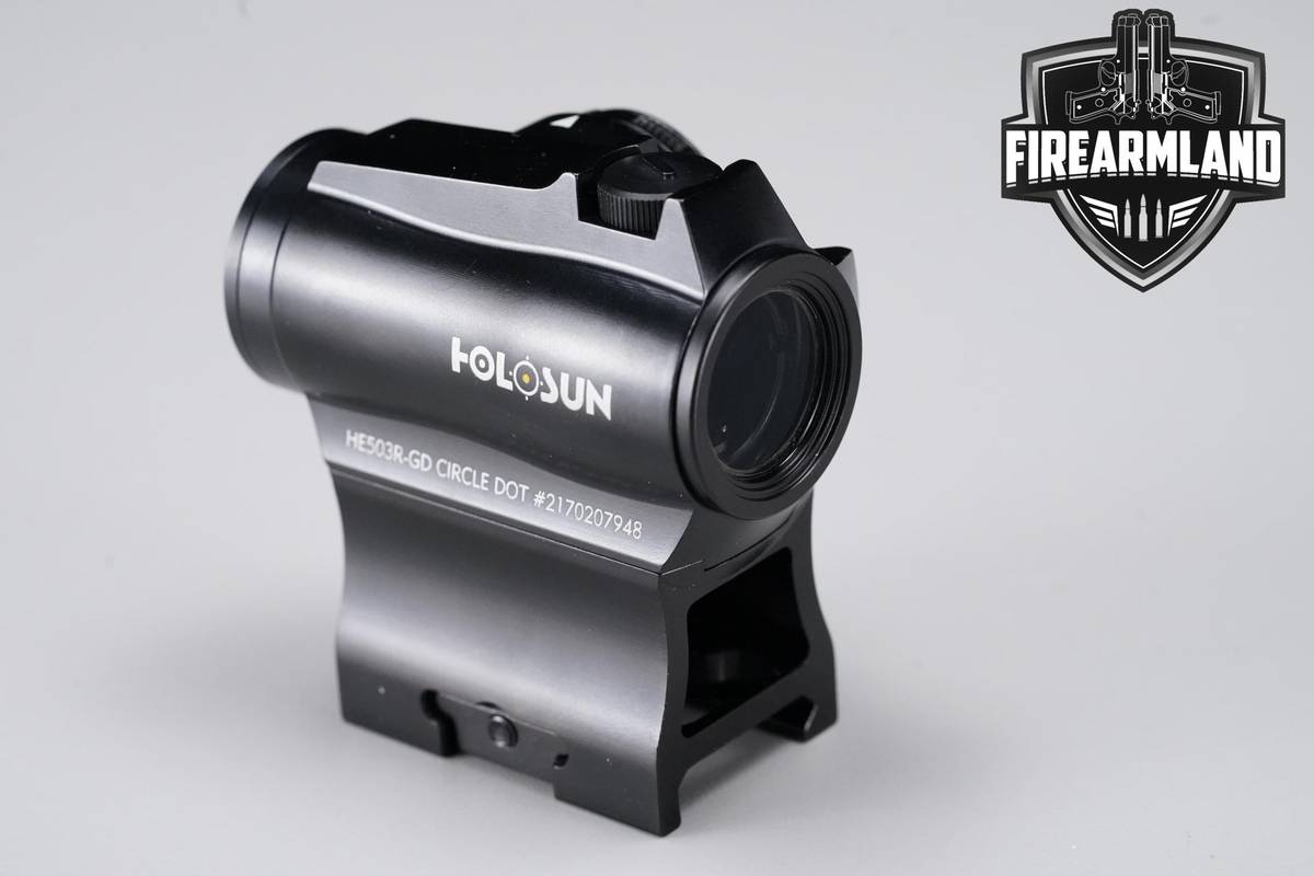 Holosun HE503R-GD Gold 2 MOA Dot & 65 MOA Circle Reticle