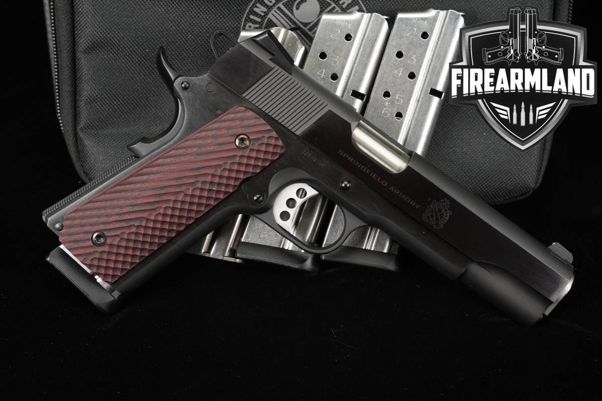Springfield Armory 1911 Garrison 9mm 5" Blued +4 MAGS & ORIG BOX