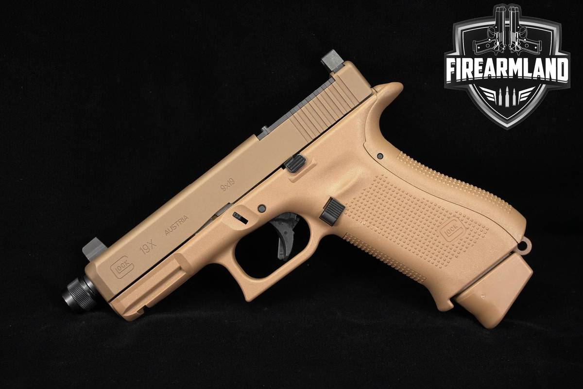 OPTIC READY Glock G19X 9mm 4.1" G-19X G19 Coyote +3 MAGS & ORIG CASE
