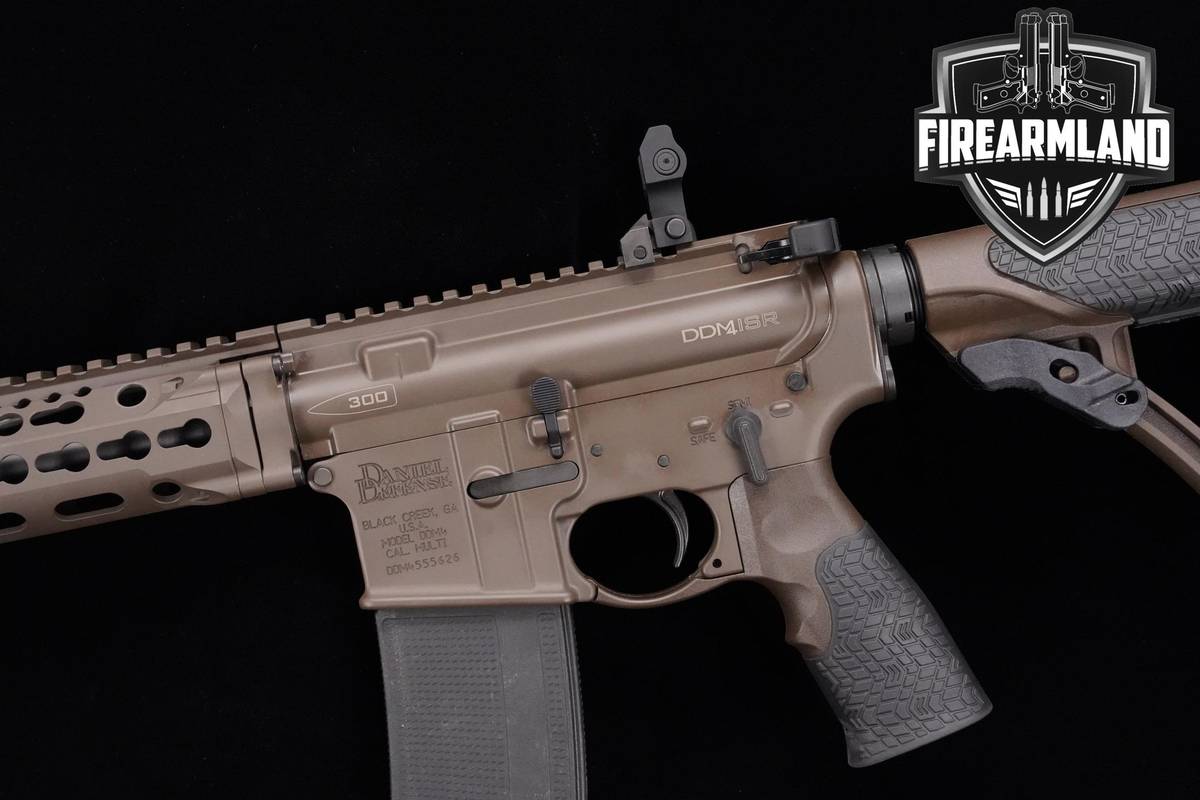 INTEGRALLY SUPPRESSED Daniel Defense DDM4 ISR 300 Blackout AR-15 AR15 DD-M4
