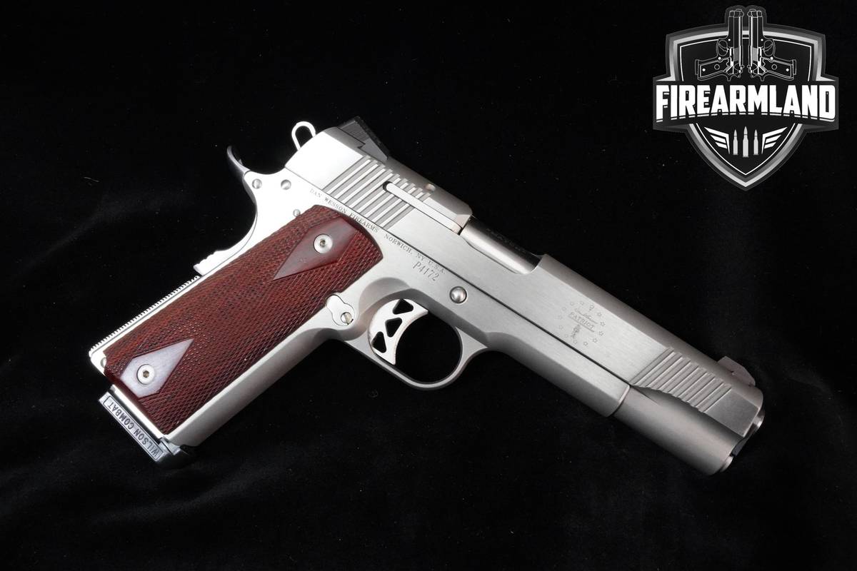 Dan Wesson Patriot Stainless PTM-S 45 ACP 5" Stainless Steel 1911 ORIG CASE