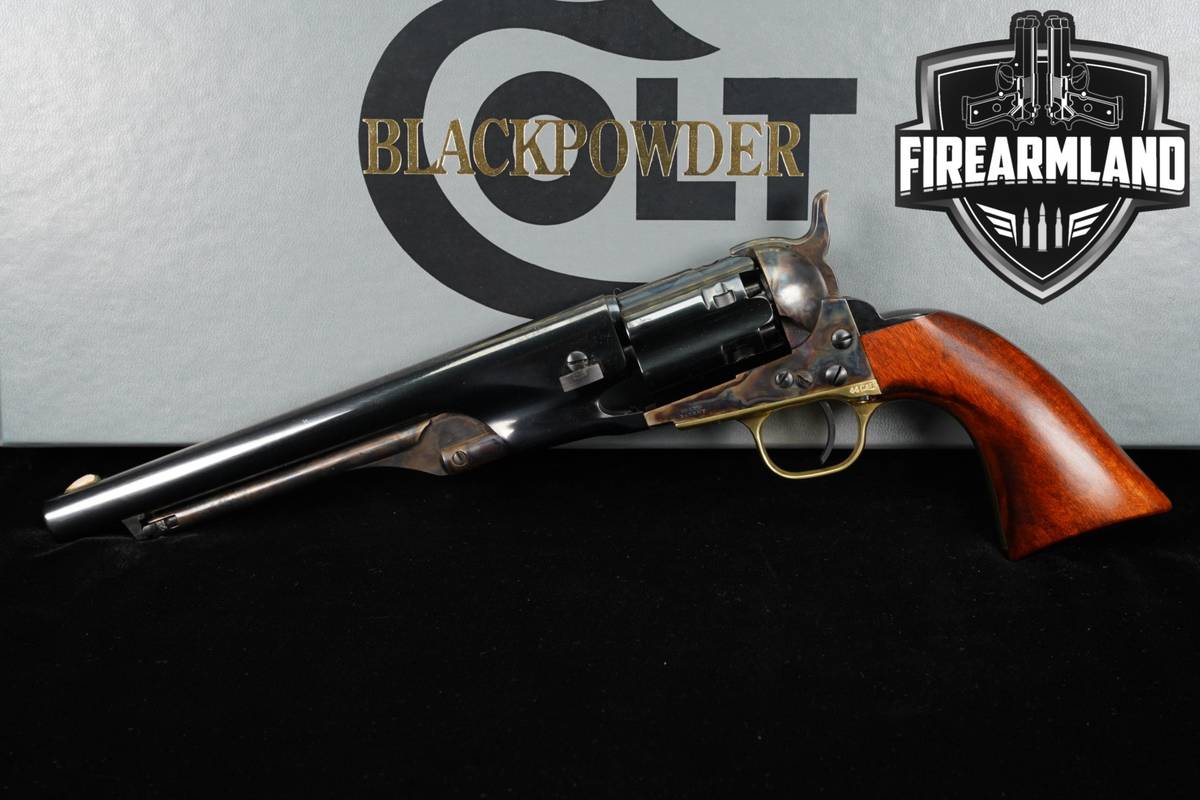 Colt Model 1860 Army 2nd Generation F-Series, Fluted Cylinder .44 +ORIG BOX