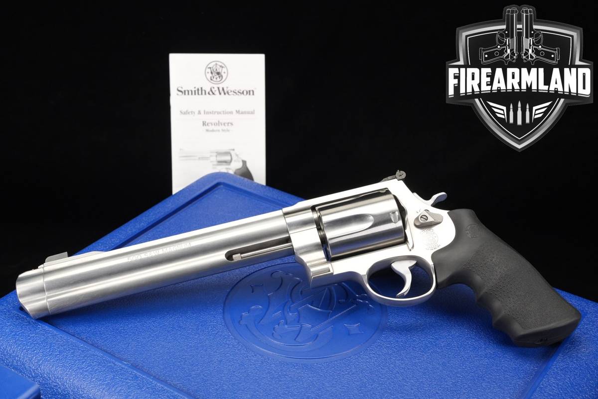 Smith & Wesson Model 500 S&W Magnum Satin Stainless HAND CANNON