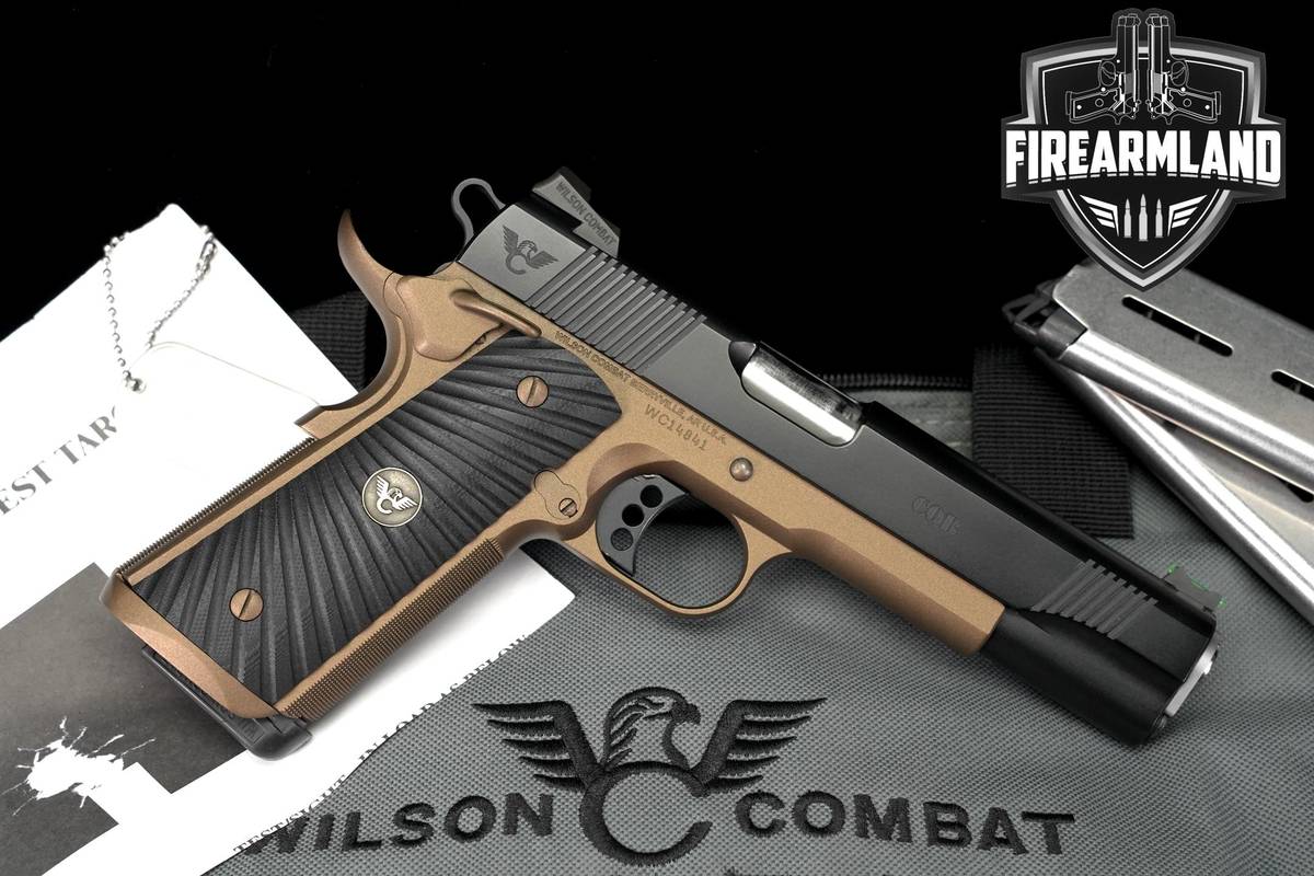 Wilson Combat CQB Full-Size 45 ACP 1911 5" Elite-Defense +3 MAGS & OG CASE