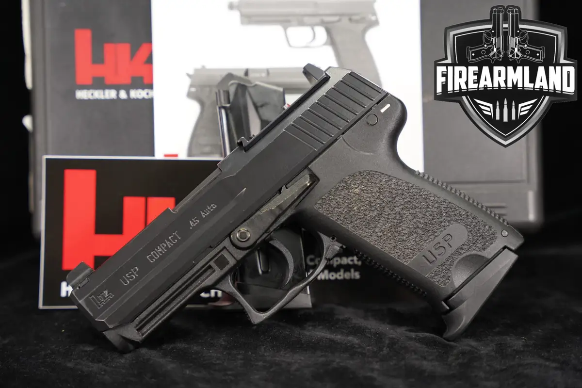 Heckler & Koch USP Compact 45 ACP H&K V7 LEM USP45 DA/SA +2 MAGS, ORIG CASE