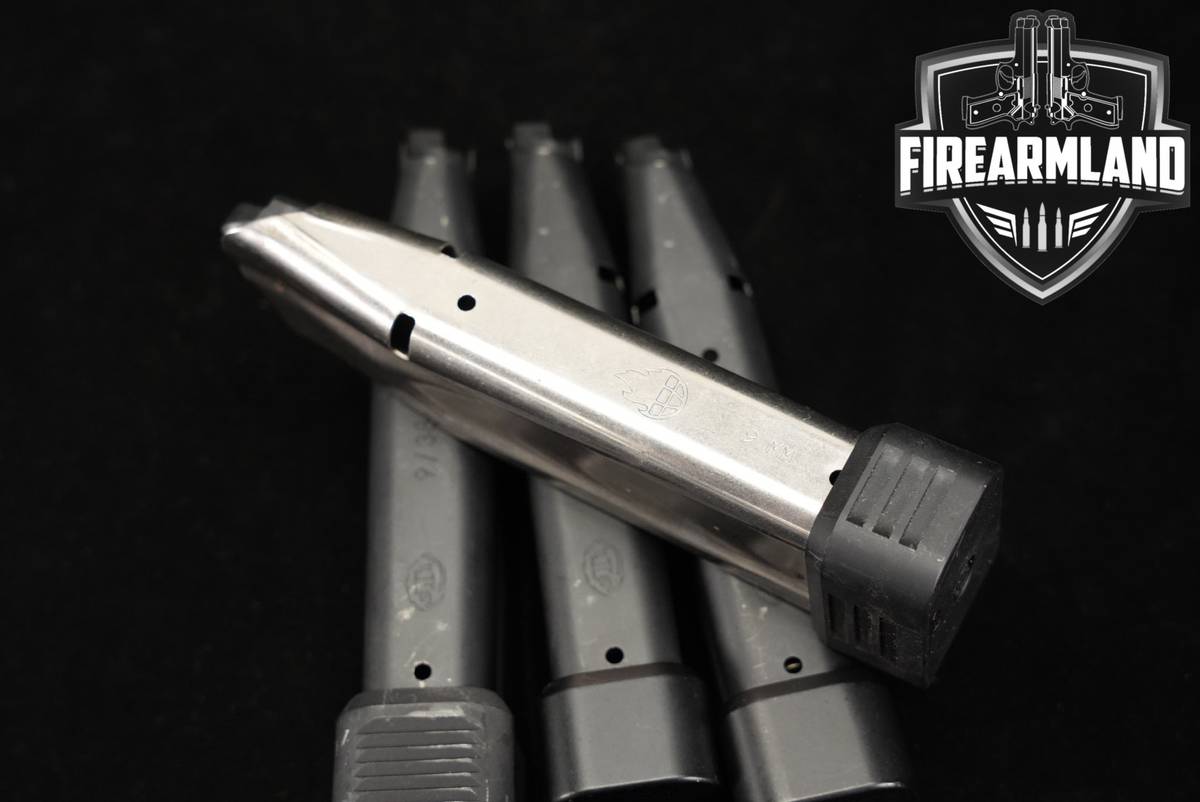 FOUR (4) 2011 DS 1911 20-Round Magazines 9mm Luger Mags