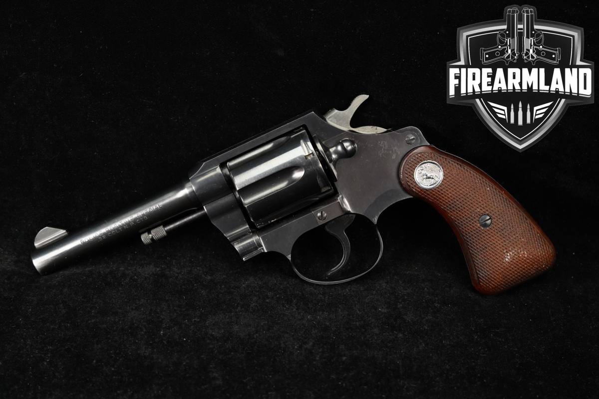 1957 Colt Police Positive Special Second Issue 32 S&W Long 4" Blued DA/SA