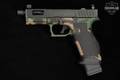 Palmetto State Armory (PSA) Dagger Full Size-S SABRE 9mm Luger Two-Tone M81 Woodland Camo in Excellent Condition Image 3