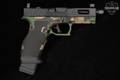 Palmetto State Armory (PSA) Dagger Full Size-S SABRE 9mm Luger Two-Tone M81 Woodland Camo in Excellent Condition Image 4