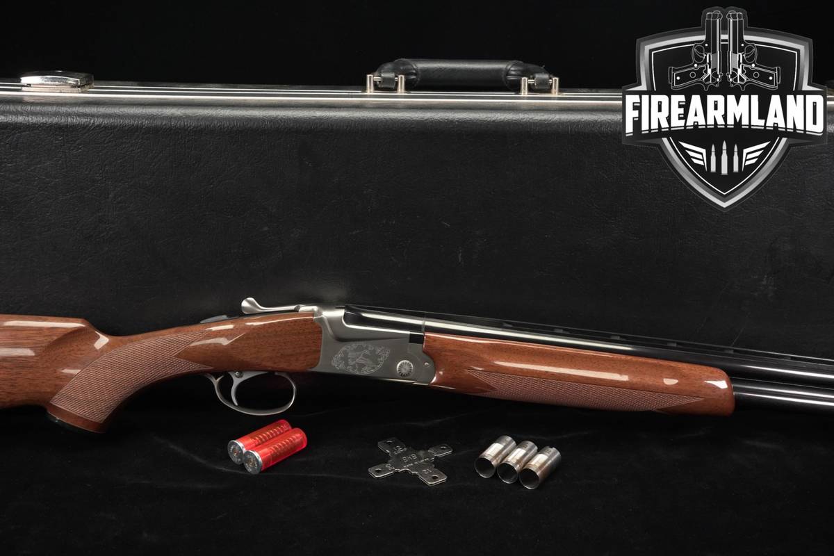 SKB 585 Field 20-Gauge 26" Two-Tone Blued/Silver & Walnut +ORIG CASE