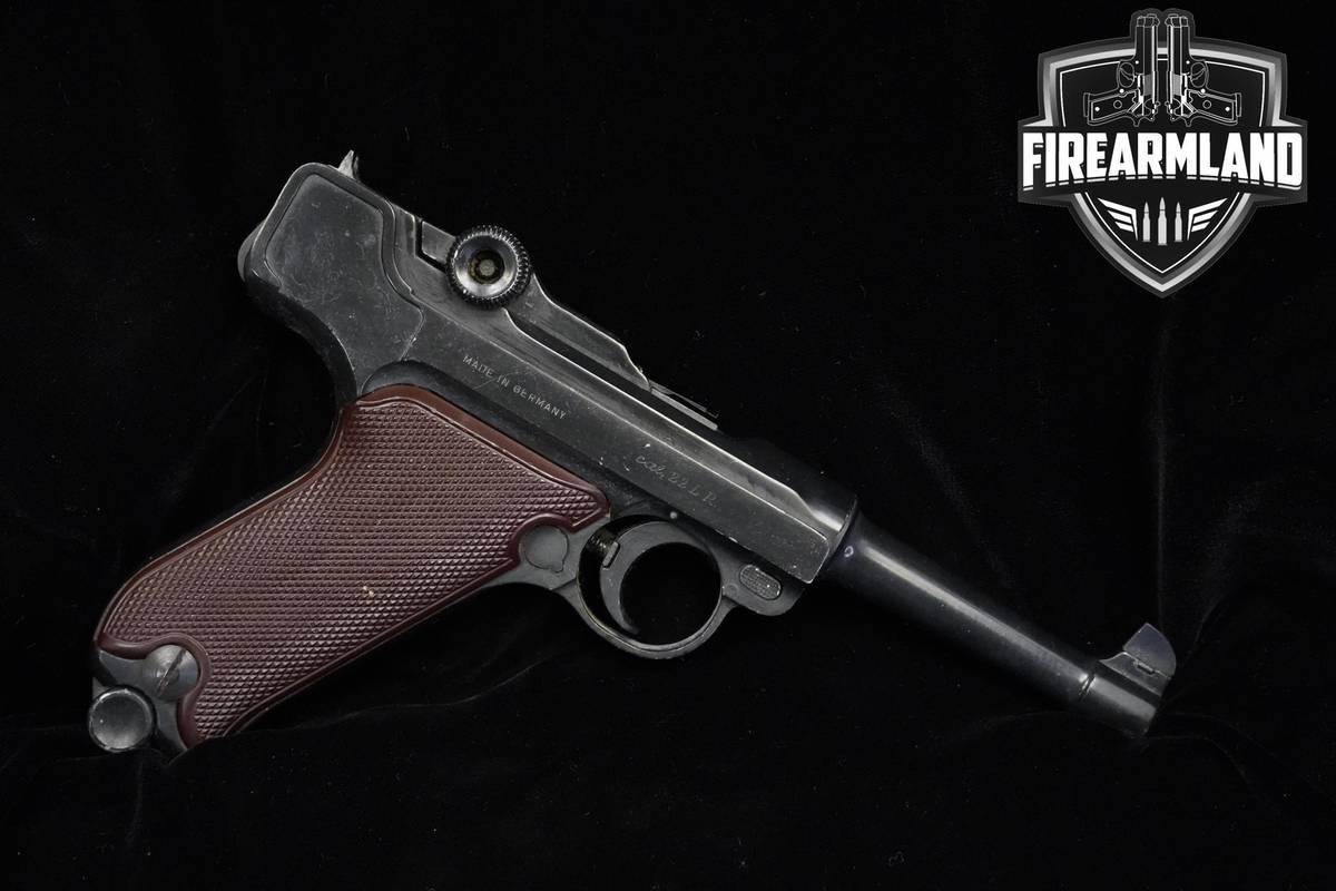 1964-1969 Erma Werke P08 La 22 Luger 22LR 4.5" Erma-Werke P08-La P.08 P-08