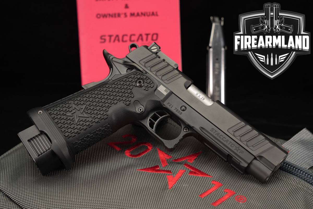 Staccato P 9mm 4.4 STI 1911 2011 +2 MAGS & ORIG CASE