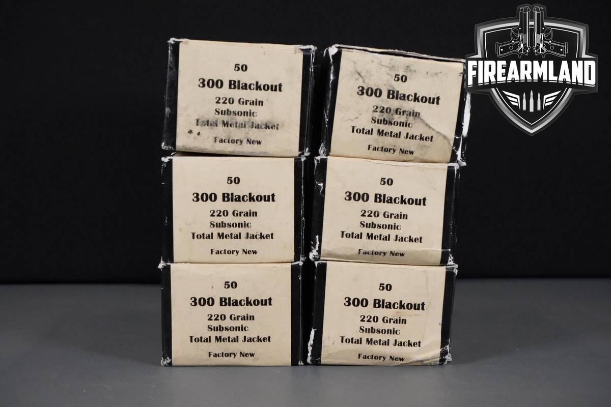 300 Blackout Ammo 300-Blackout Ammunition 300 ROUNDS