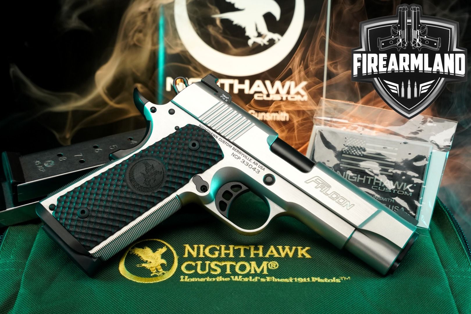 Mint Nighthawk Custom Falcon Commander .45 ACP 1911 3 Mags | Sold