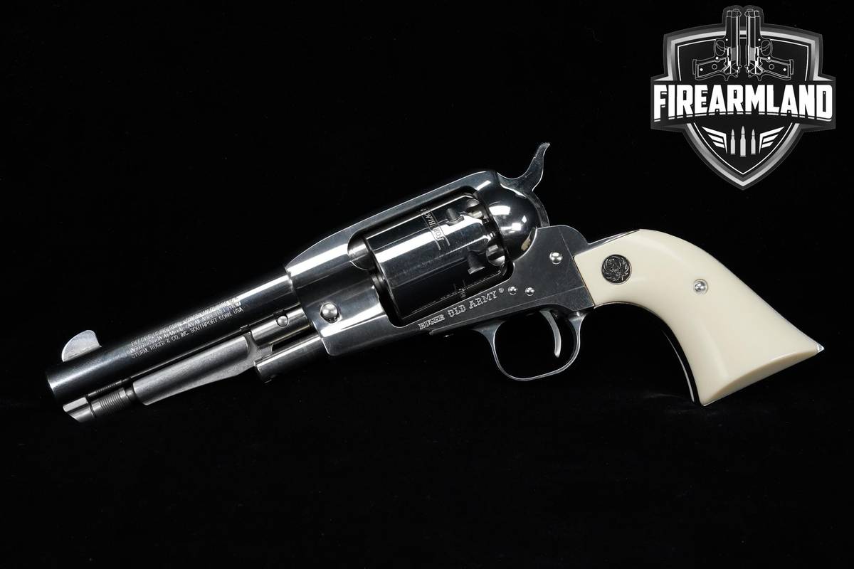 Discontinued Ruger Old Army 45 BPM 5.5" Gloss Stainless +ORIG CASE