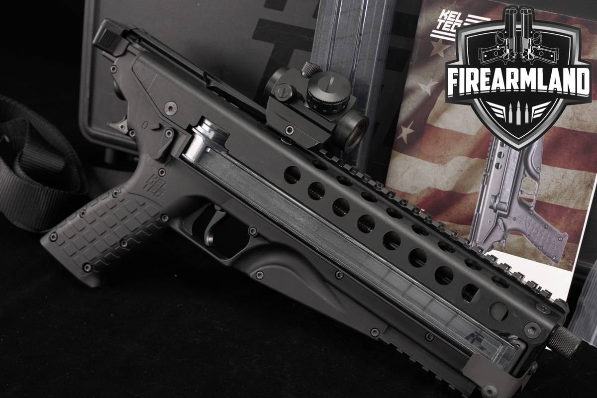 Kel-Tec P50 5.7x28 9.6" KelTec P 50 +2 MAGS, ORIG CASE, OPTICS