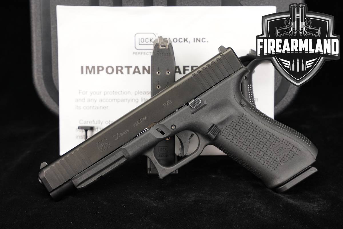 Glock 34 Gen5 MOS G34 Gen 5 9mm 5.31 +2 MAGS & ORIG CASE