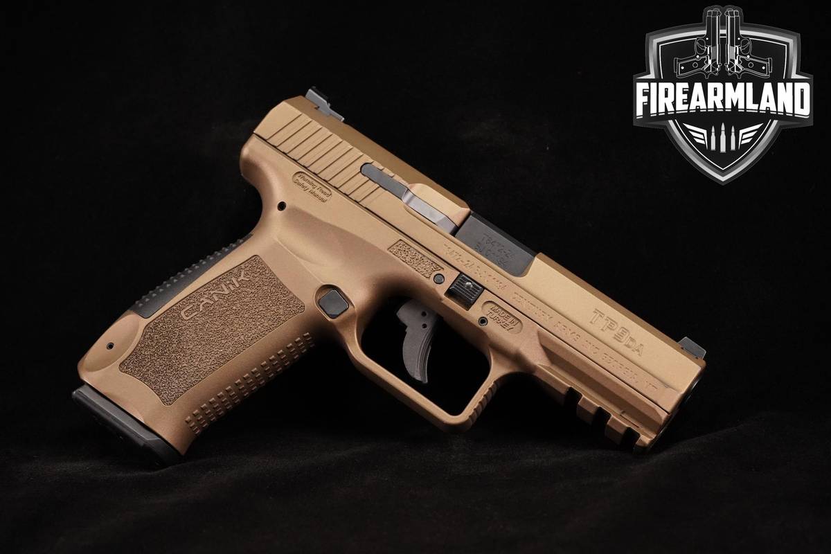 Canik TP9DA 9mm 4.07" Burnt Bronze TP9 DA TP-9