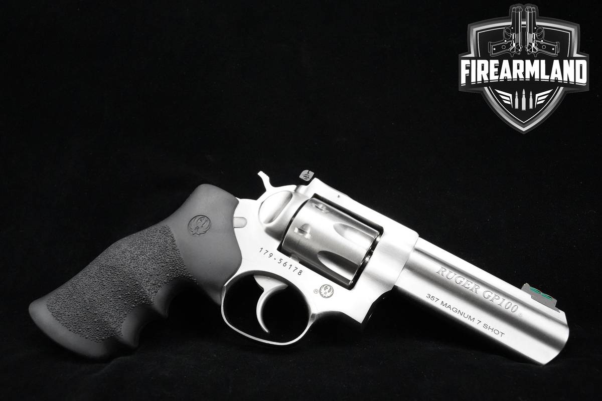 Ruger GP100 7-SHOT 357 Magnum 4.2" Satin Stainless Ruger-GP100 GP-100 DA/SA