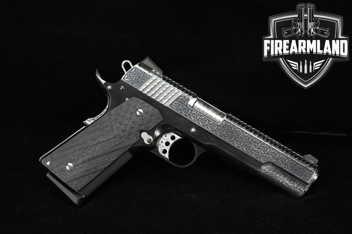 ENGRAVED! Cold Dead Fingers Armory 1911 45 ACP 5" Two-Tone +3 MAGS
