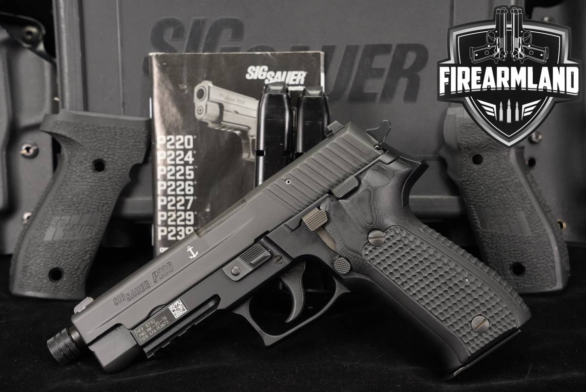 Sig Sauer P226 MK25 9mm 4.9" P 226 MK 25 THREADED +3 MAGS & ORIG CASE