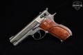 1974 Smith & Wesson (S&W) Model 39-2 9mm Luger Satin Nickel in Good Condition Image 4