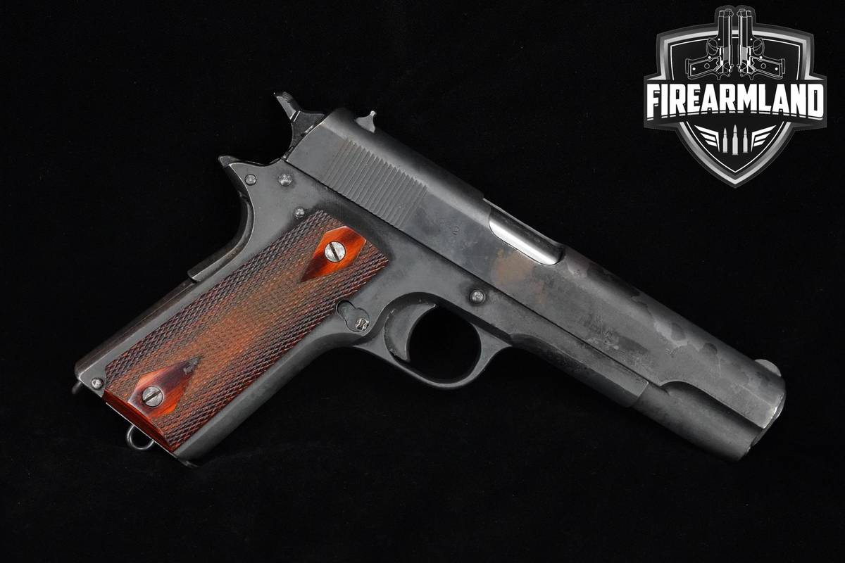 WW2 1942 Kongsberg-Colt Model 1914 45-ACP 1911-A1 Kongsberg M1914 1911A1