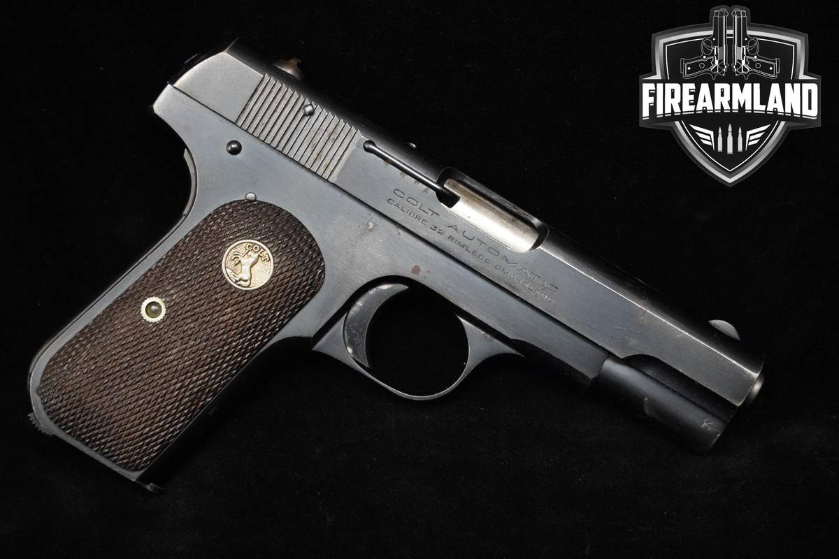 1925 Colt Model 1903 Pocket Hammerless 32 ACP 4" Blued Colt 1903 +HOLSTER