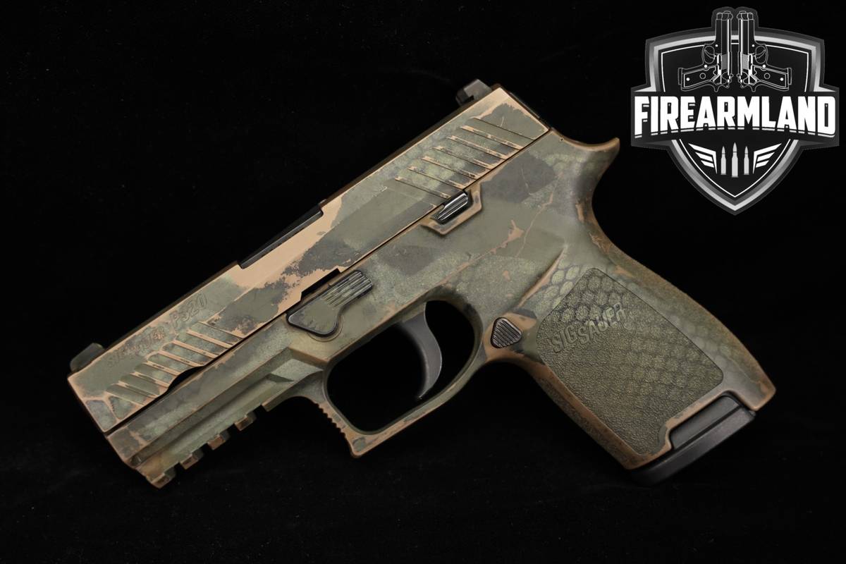 Sig Sauer P320 Compact 9mm 3.9 Green/Tan Camo P-320