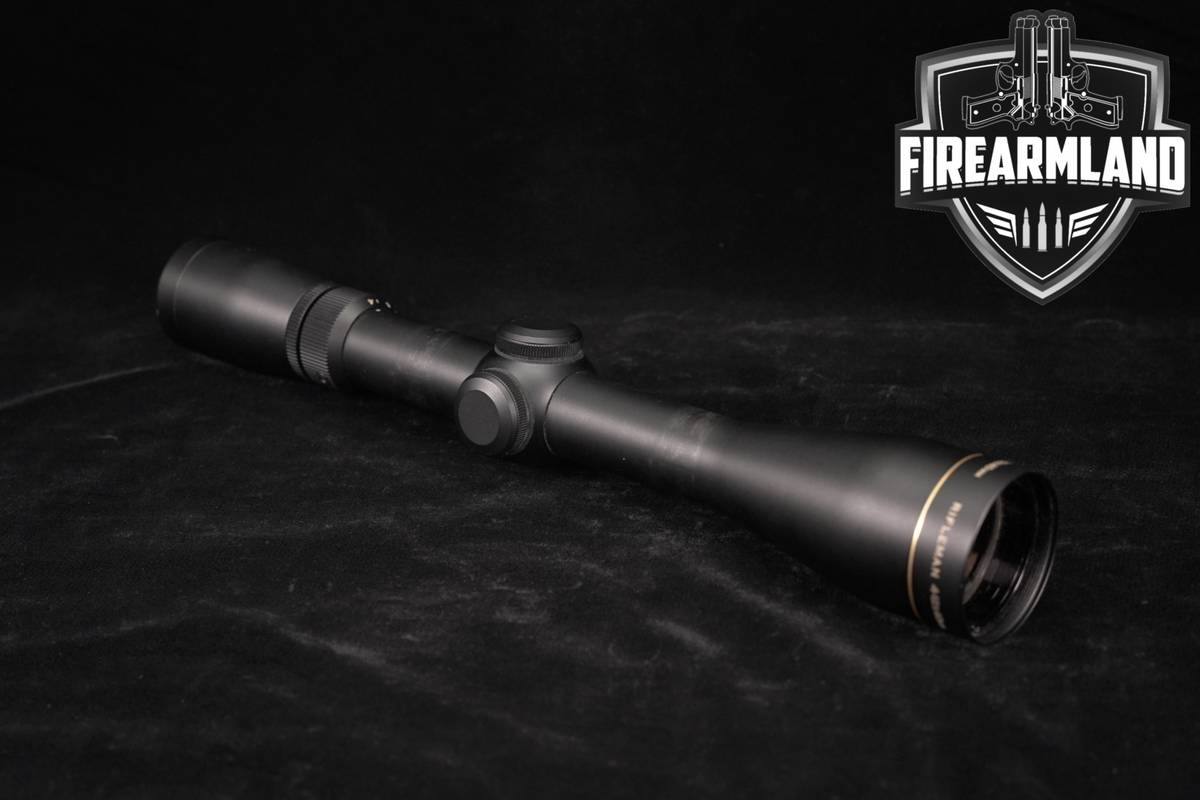 Leupold Rifleman 4-12X40mm 1" Tube Size SFP MOA Duplex Reticle Scope