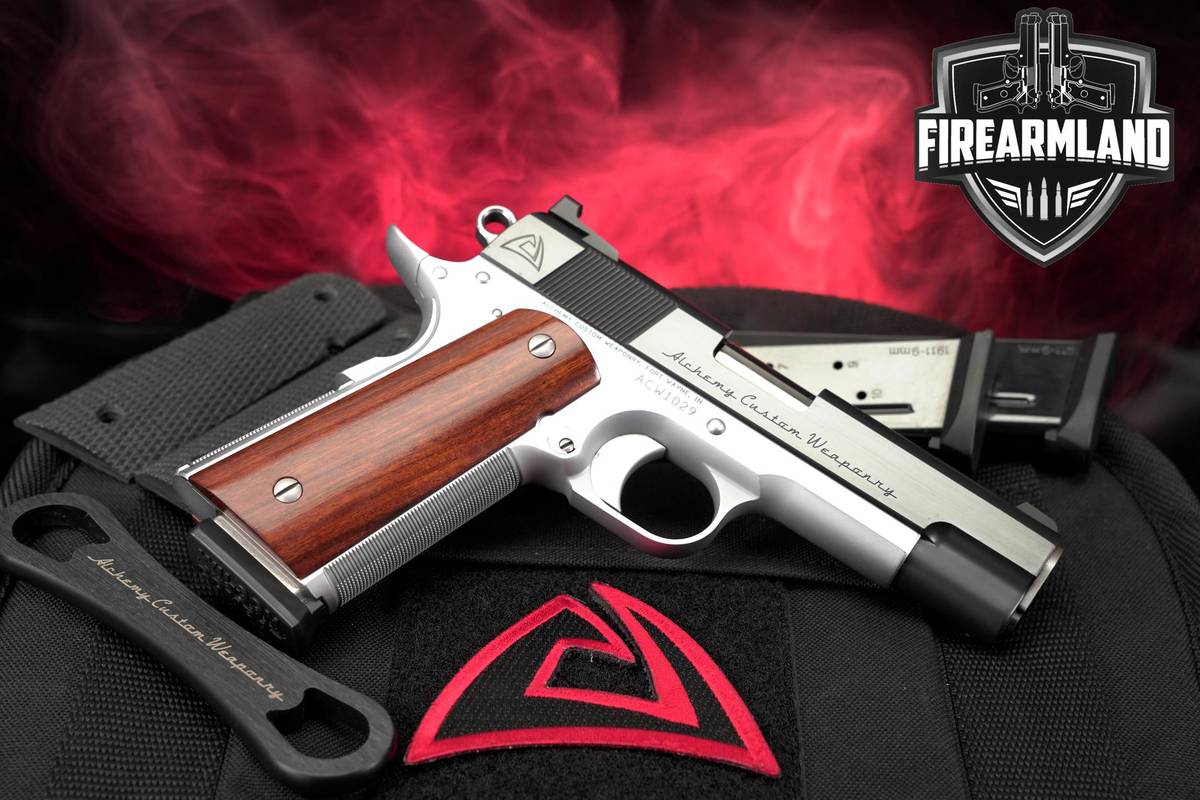 Alchemy Custom Weaponry Prime Carry 9mm 1911 4.25" Pistol +3 MAGS & OG CASE