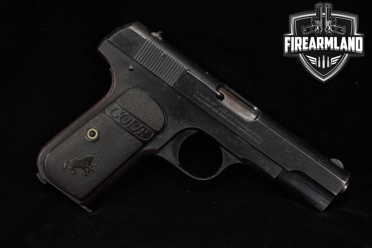 1920 PRE-WAR Colt Model 1903 Pocket Hammerless Type III 32-ACP 3.75" Blued