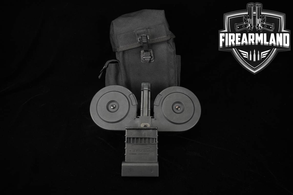 ONE (1) KCI Beta-Mag Style 100-Round Drum AR15/M16/M4 5.56 NATO 5.56mm Mags