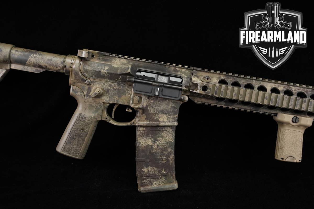 Aero Precision X15 5.56 NATO AR-15 AR15 16" Camo +TIMNEY TRIGGER & HOLOSUN