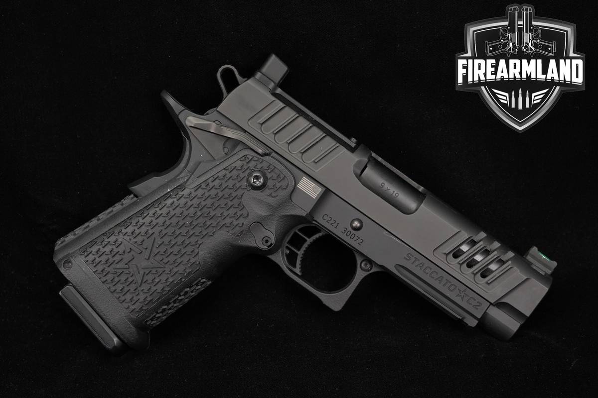 Staccato STI C2 Optic Ready DPO 9mm 2011 3.9" 1911 4MAGS & ORIG CASE