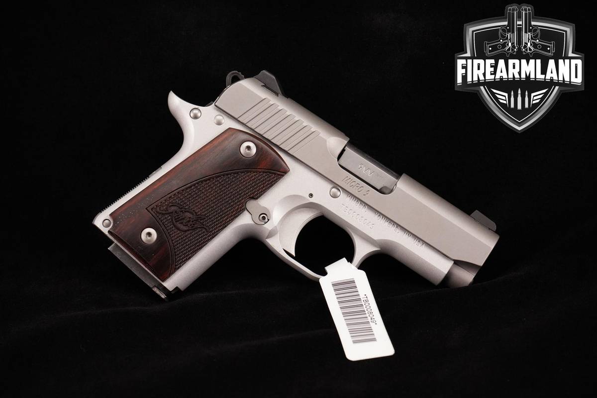 Kimber Micro 9 Stainless 9mm 1911 3.15" Satin Silver Micro9 +ORIG BOX