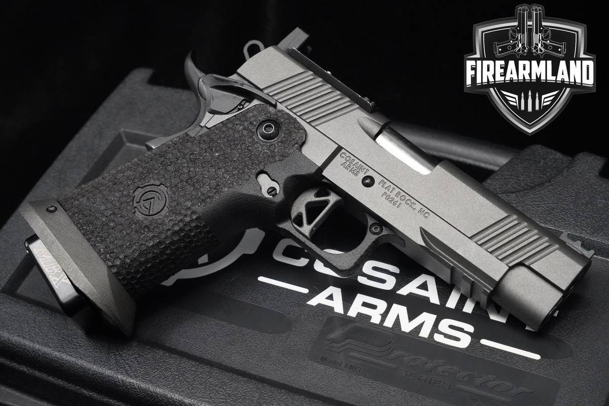 MINTY Cosaint Arms COS21 2011 9mm 3.5" Grey Cosaint COS-21 2011 +ORIG CASE