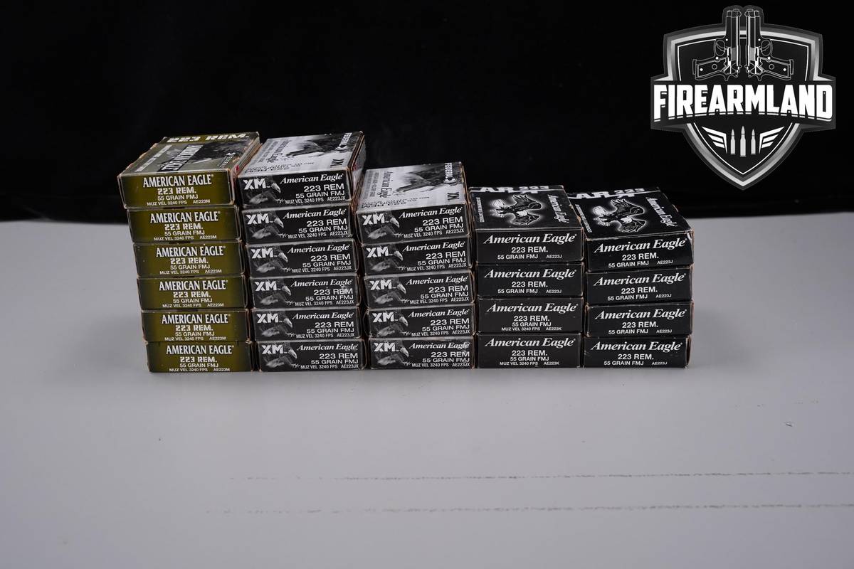 500 RDS! 223 Rem Ammo 223 Remington